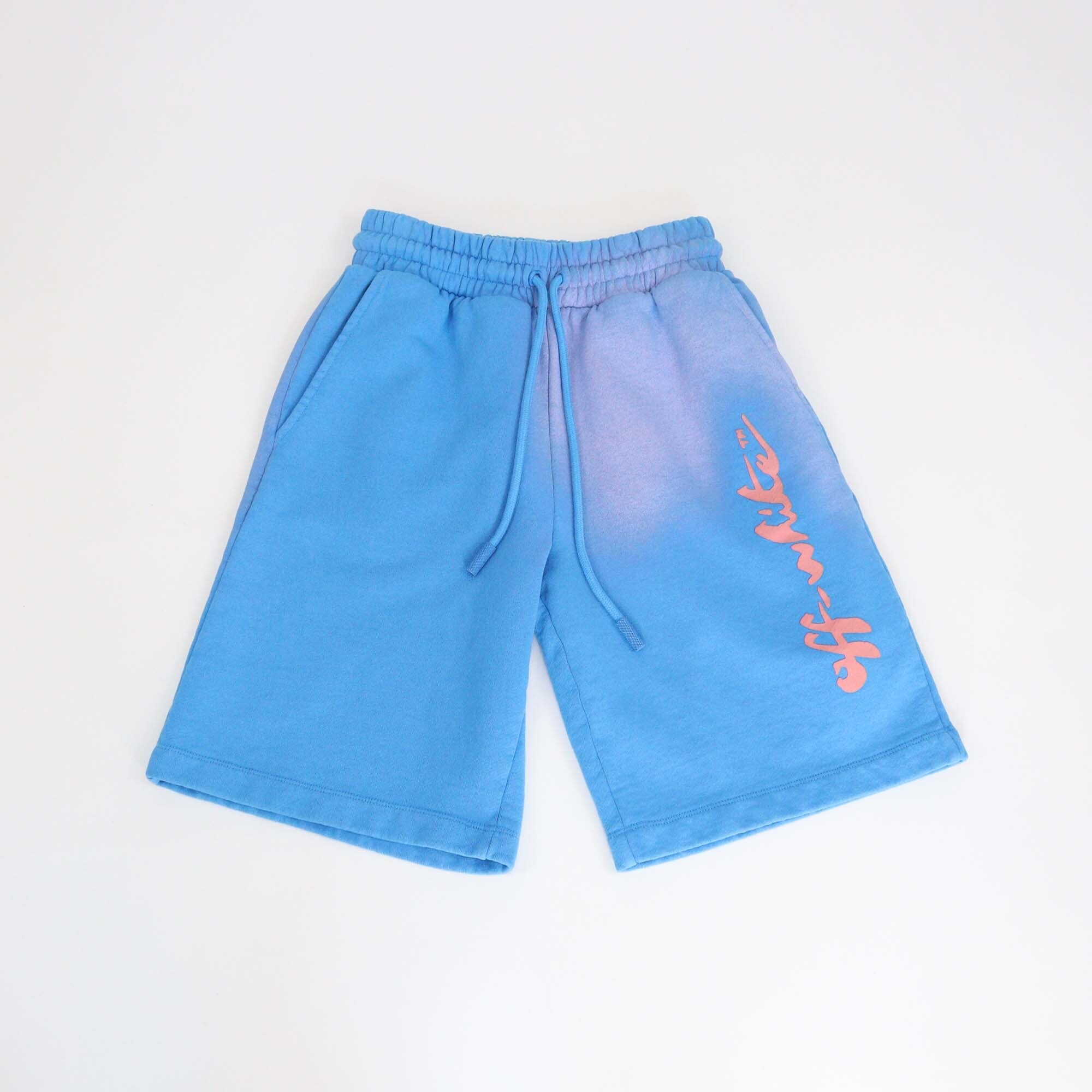 Off-White Blue/Pink Painter Logo Sweatshirt Mens Off White 