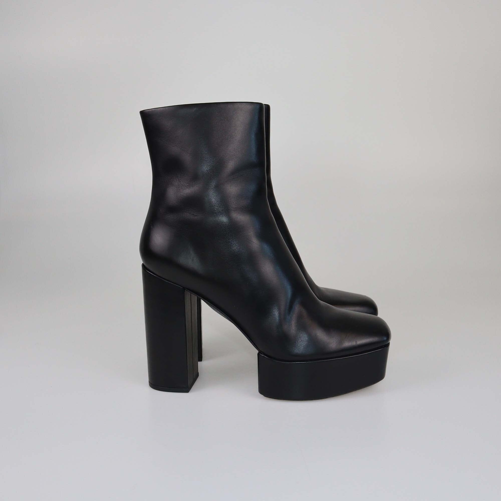 Alexander Wang Black Cora Platform Boots Womens Alexander Wang 