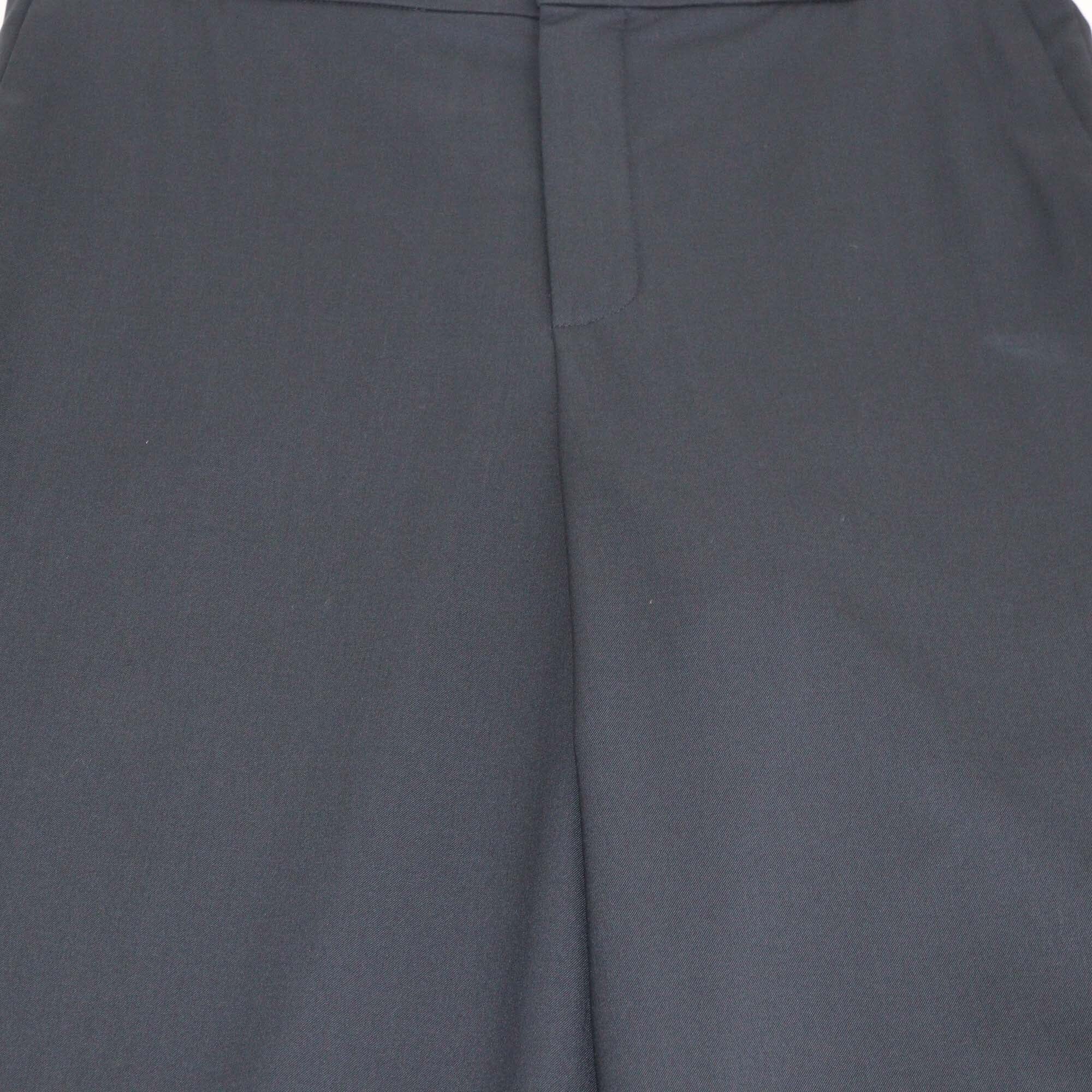 Chloe Navy Blue Silk Blend Wide Leg Pants Womens Chloe 