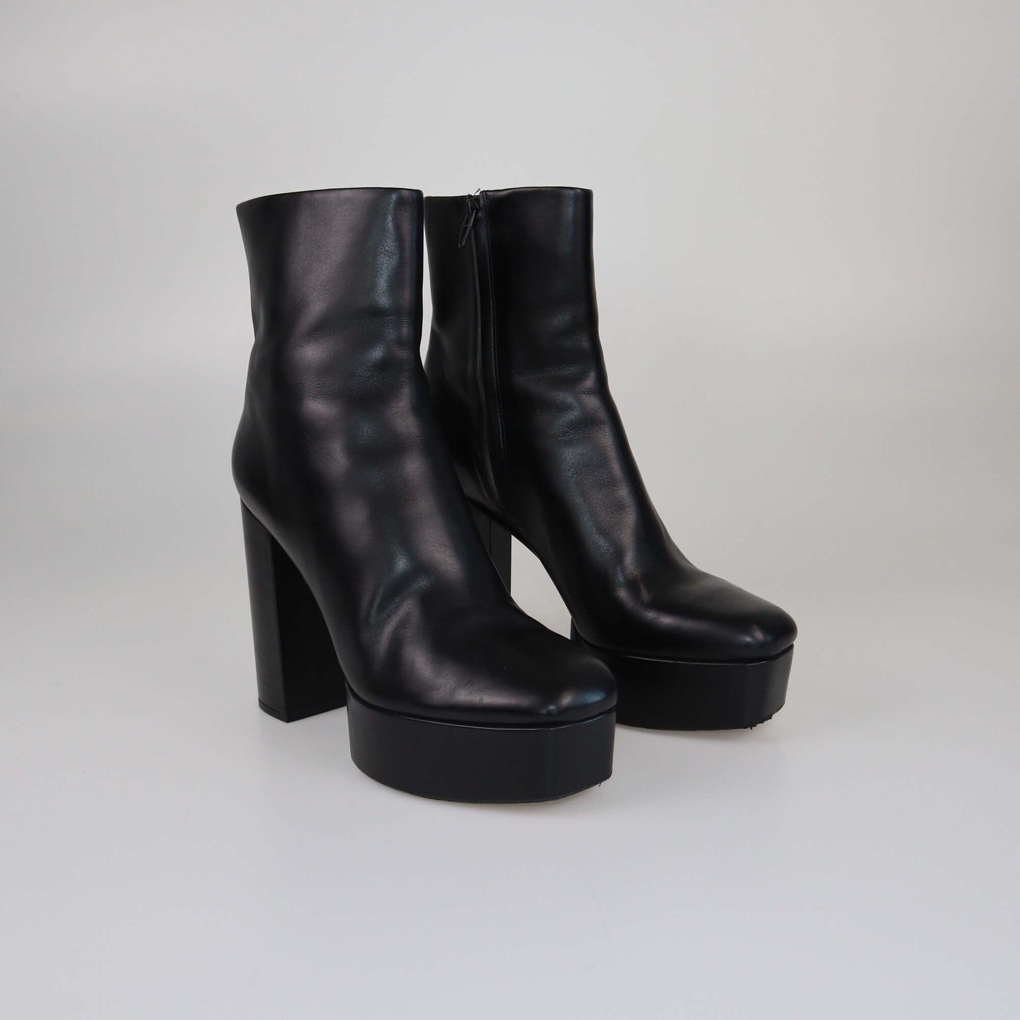 Alexander Wang Black Cora Platform Boots Womens Alexander Wang 