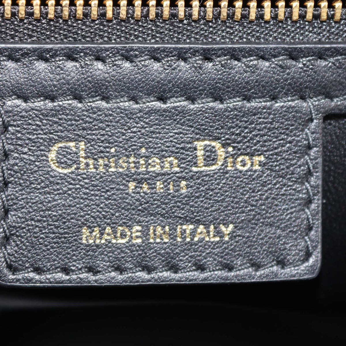 Christian Dior Black,White Macrocannage Tweed Medium Caro Shoulder Bag
