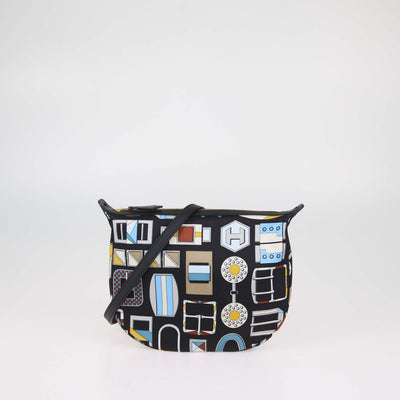 Hermes Multicolor Silk Sursoie To Go Pouch