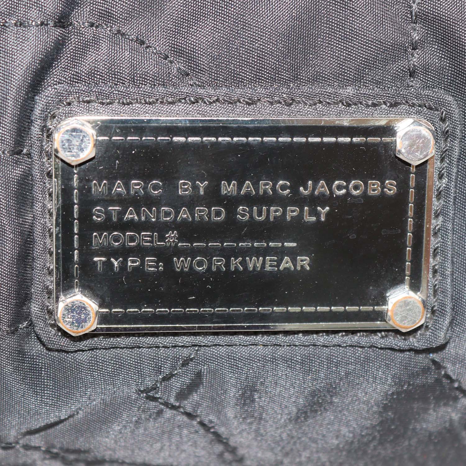 Marc by Marc Jacobs Black Nylon Pretty Laptop Bag