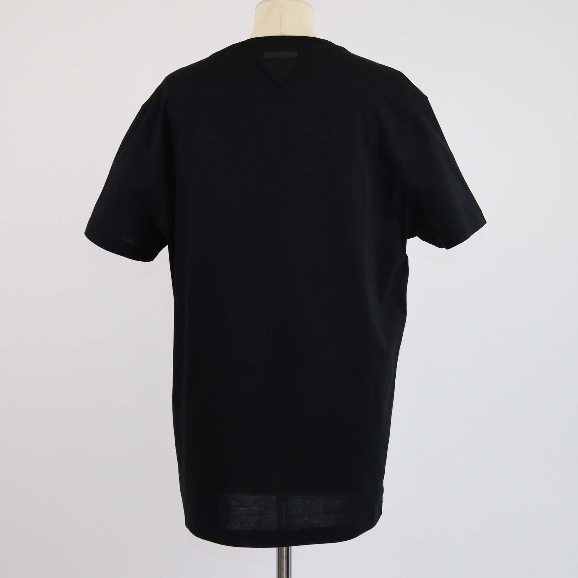 Prada Black Short Sleeve T-Shirt Mens Prada 