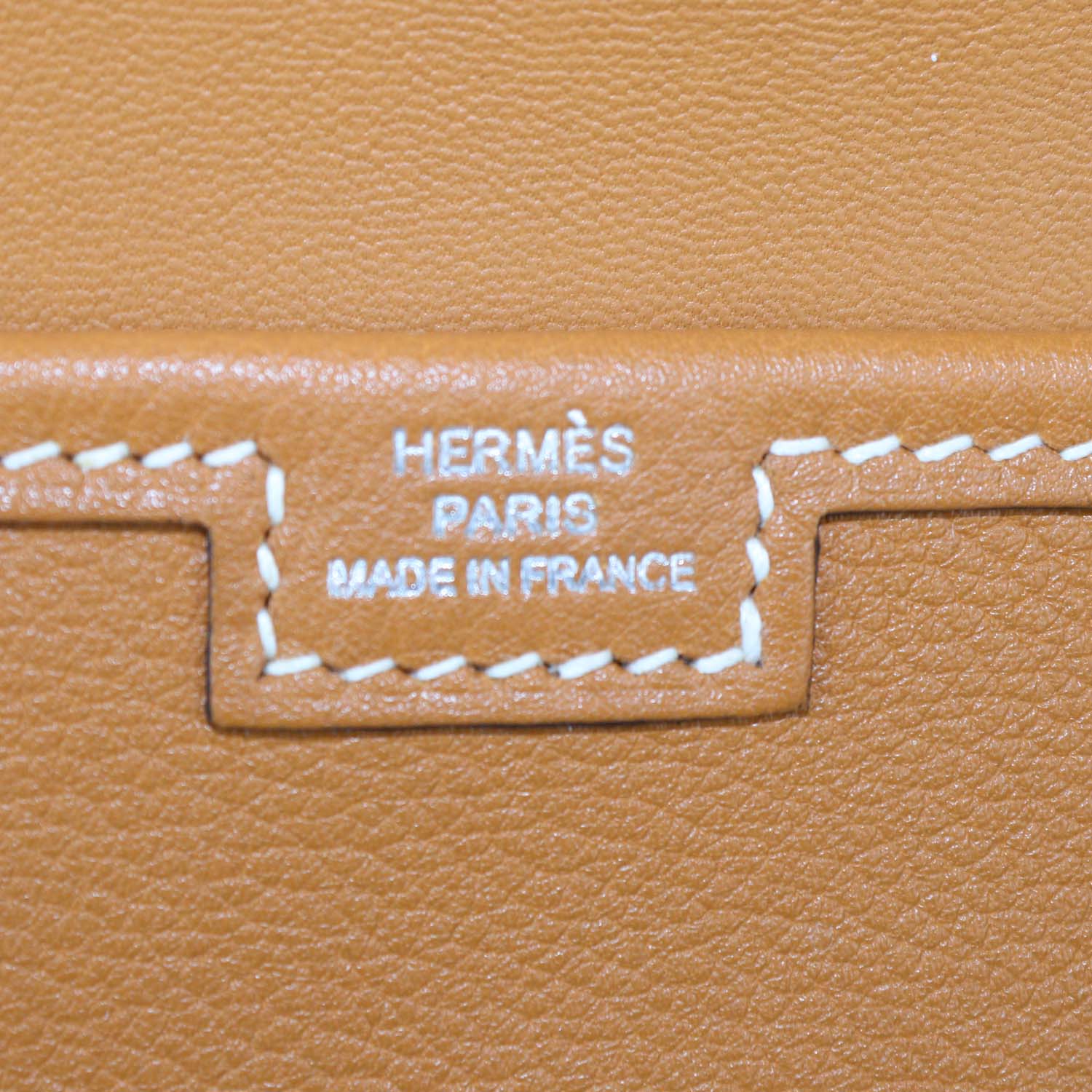 Hermes Brown Evercolor Leather Jige Elan 29 Clutch