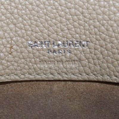 Saint Laurent Beige Leather Small Classic Sac De Jour Tote