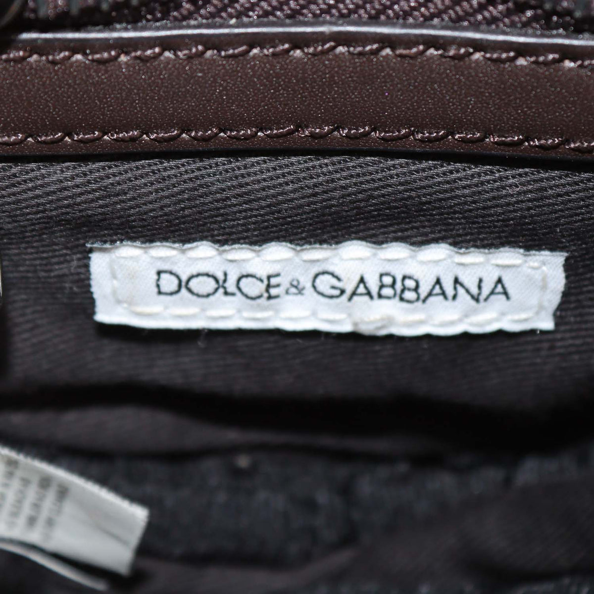 Dolce & Gabbana Brown Quilted Leopard Print Fabric Round Crossbody Bag
