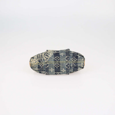 Louis Vuitton Blue Monogram Denim Raye Trousse Cosmetic Pouch
