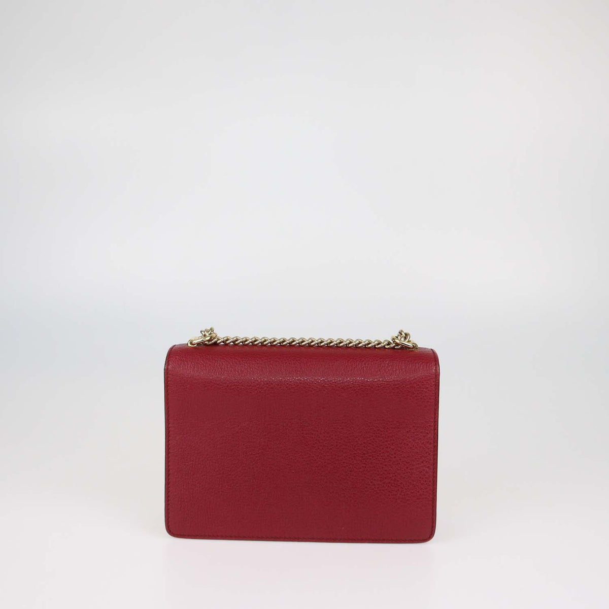 Dolce & Gabbana Red Leather Rosalia Shoulder Bag