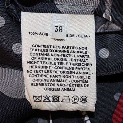 Hermes Black/Multicolor Printed Button Up Shirt