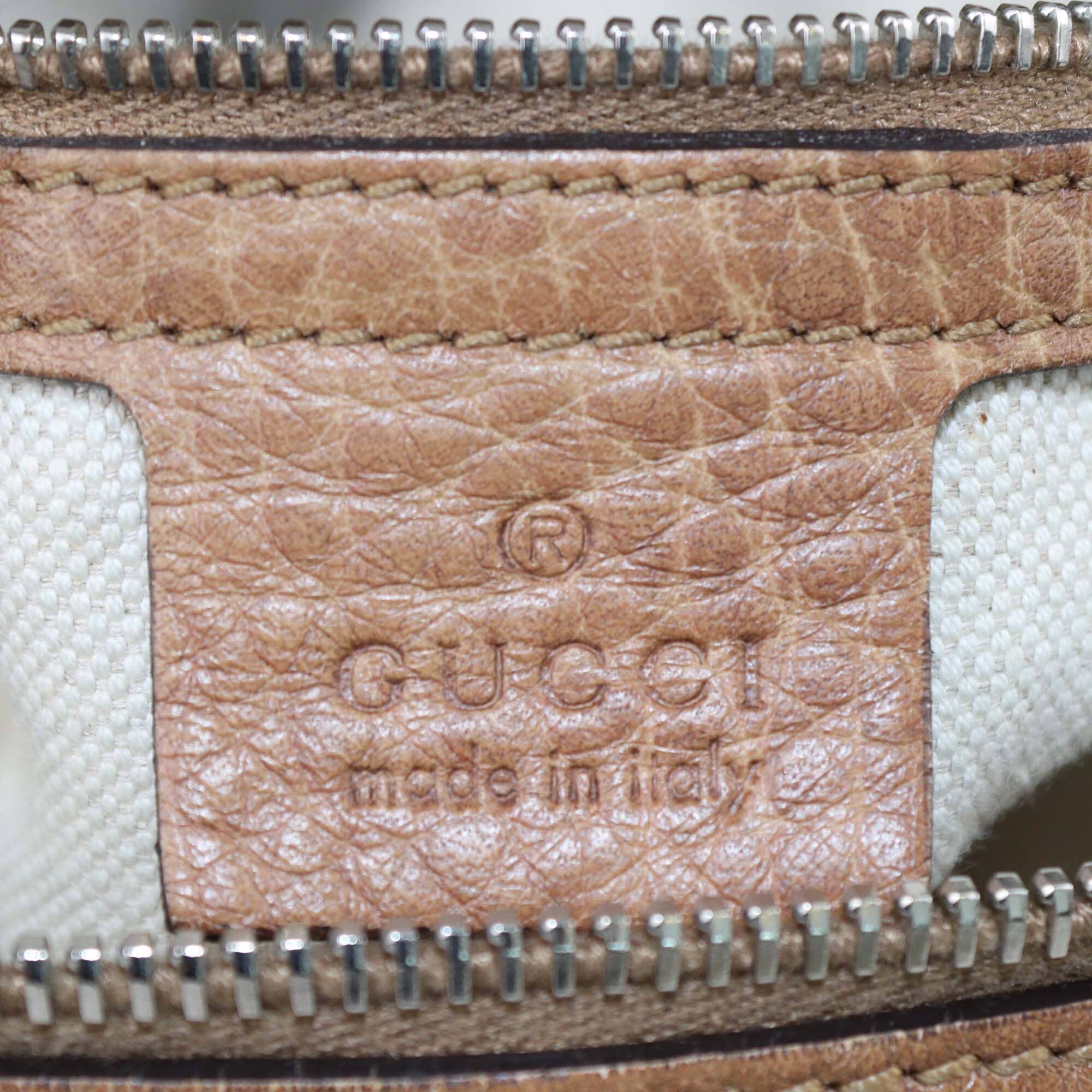 Gucci Brown Leather Miss GG Hobo Womens Gucci 