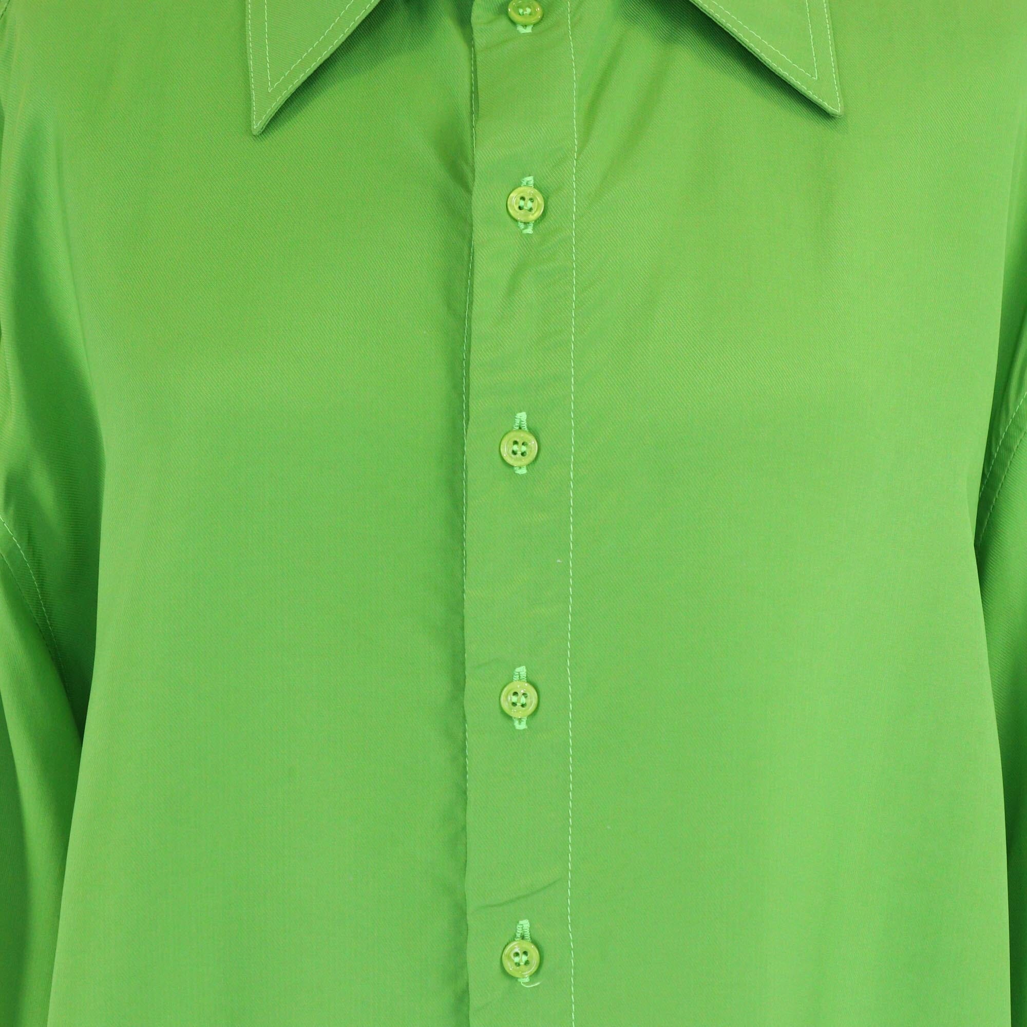Christopher John Rogers Green Oversized Long Sleeve Shirt Womens Christopher John Rogers 