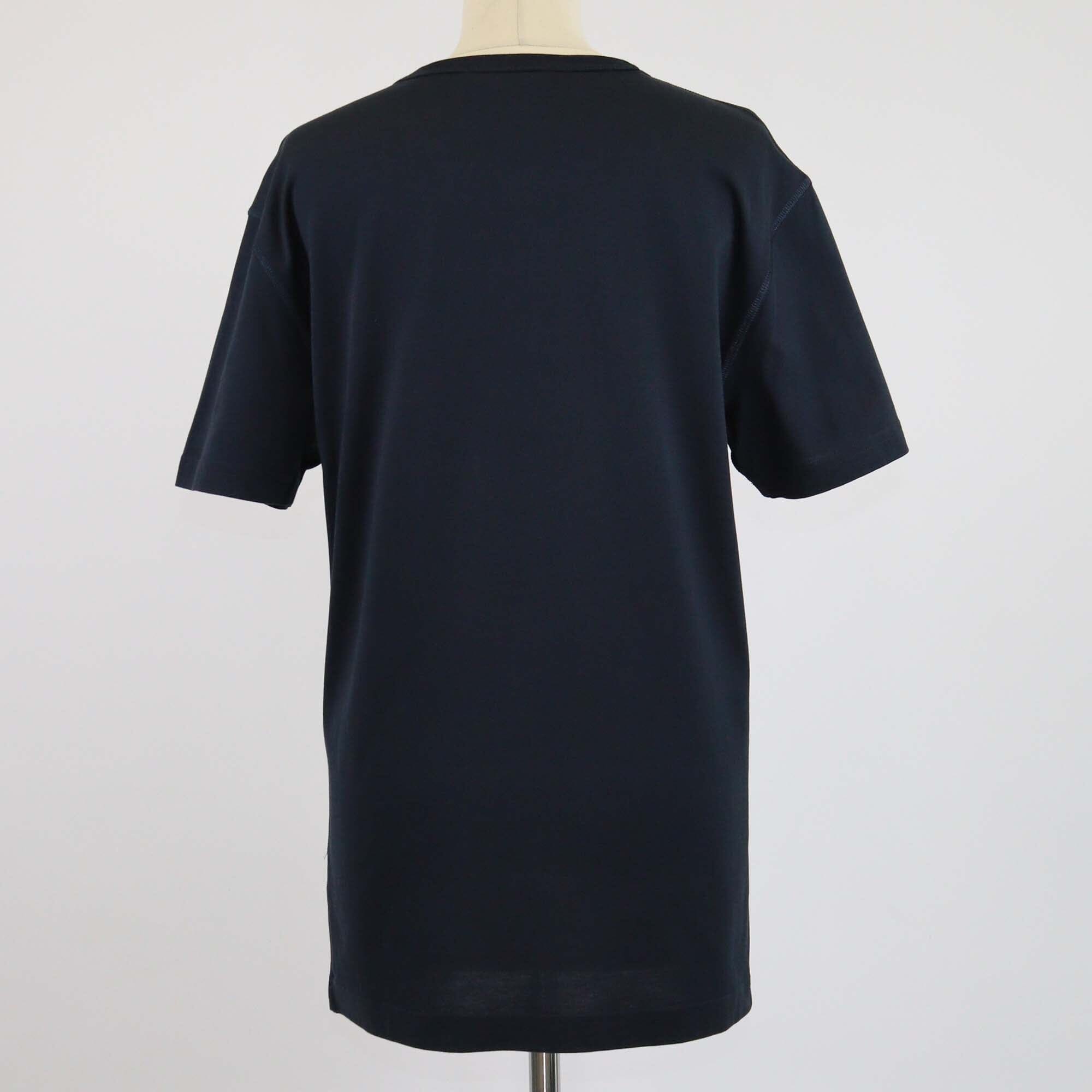 Dolce & Gabanna Navy Blue Logo Tag Short Sleeve T-Shirt Mens Dolce & Gabbana 