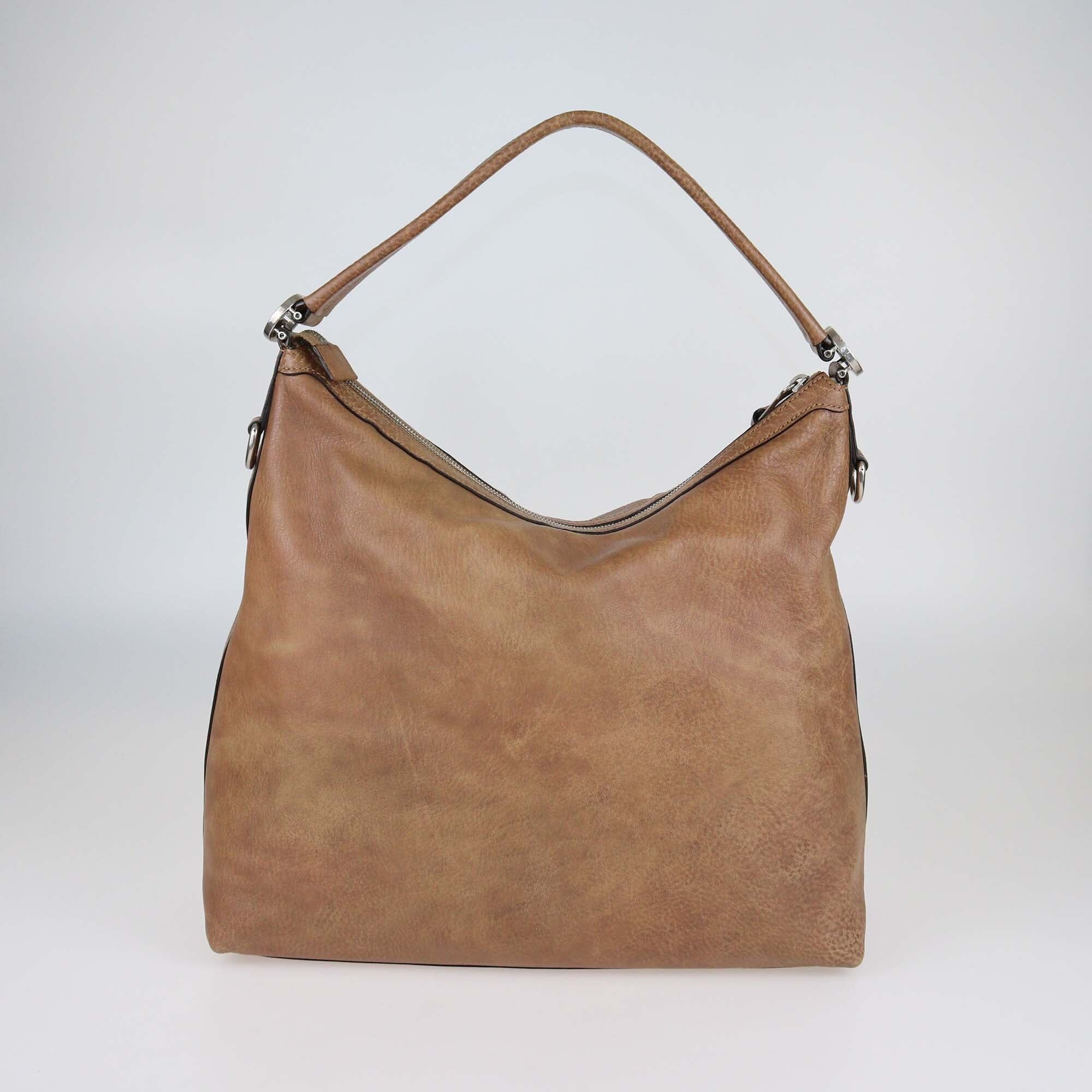 Gucci Brown Leather Miss GG Hobo Womens Gucci 