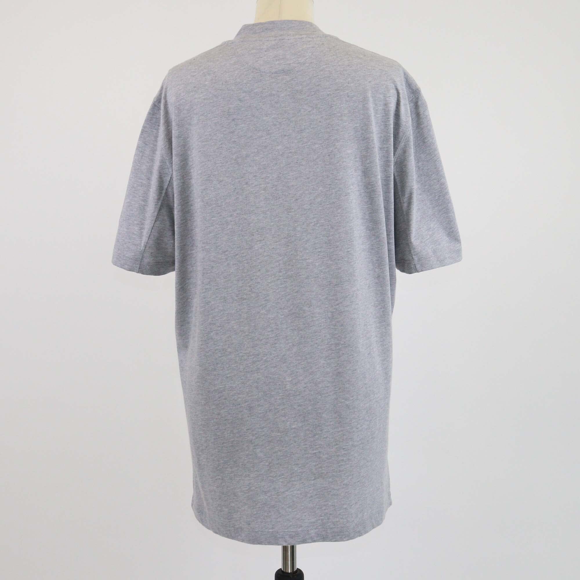 Brunello Cucinelli Grey Slim Fit Short Sleeve T-Shirt Mens Brunello Cucinelli 