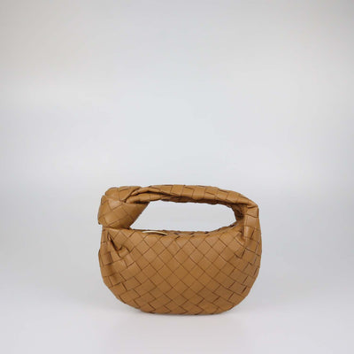 Bottega Veneta Brown Intrecciato Leather Mini Jodie Hobo