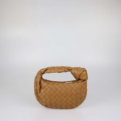 Bottega Veneta Brown Intrecciato Leather Mini Jodie Hobo