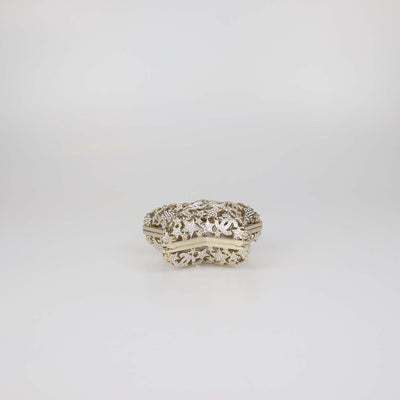 Chanel Gold Tone Metal Rhinestone CC Star Minaudiere Clutch