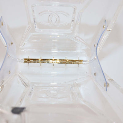 Chanel Clear Plexiglass Dubai By Night Gas Can Evening Bag