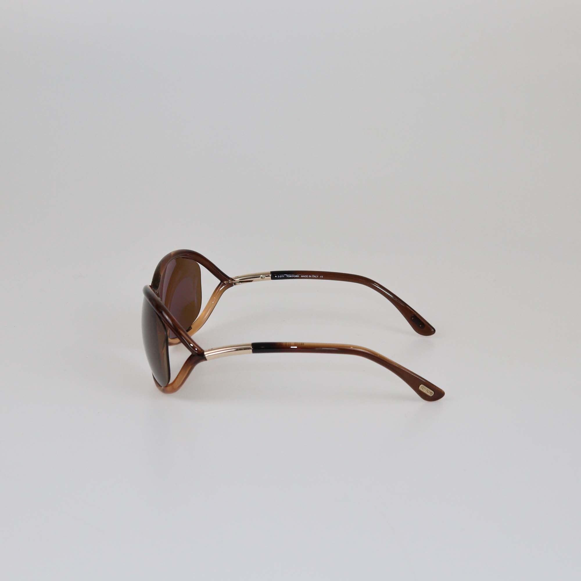 Tom Ford Brown Jennifer Sunglasses Womens Tom Ford 