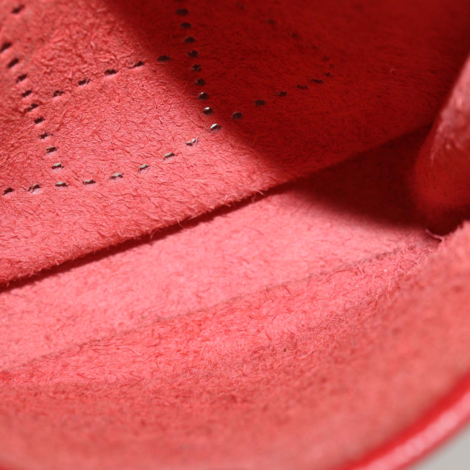 Hermes Red Clemence Leather Evelyne TPM Bag