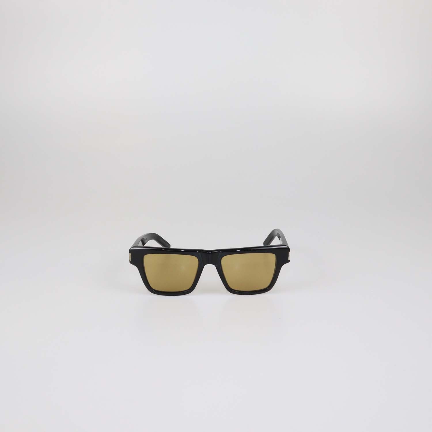 Saint Laurent Black/Yellow Rectangular Sunglasses