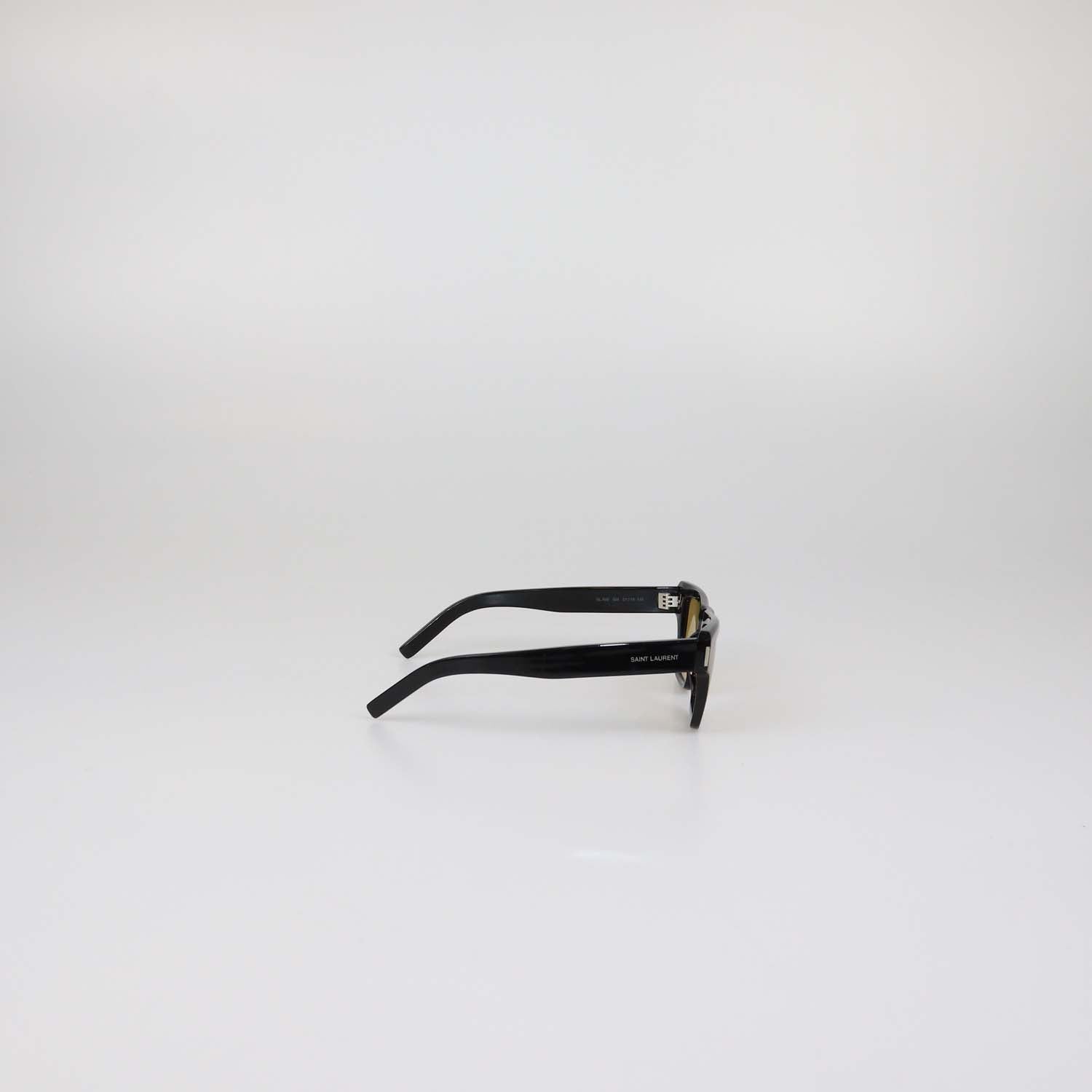 Saint Laurent Black/Yellow Rectangular Sunglasses