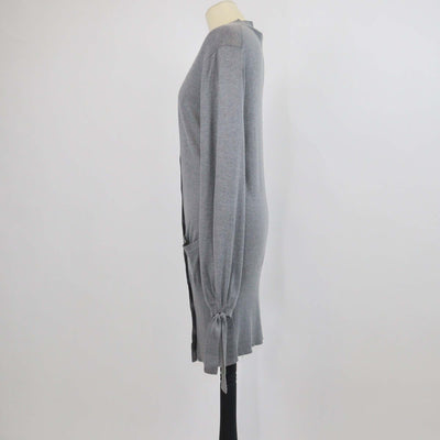 Mulberry Grey Blend Silk Long Cardigan