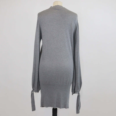 Mulberry Grey Blend Silk Long Cardigan