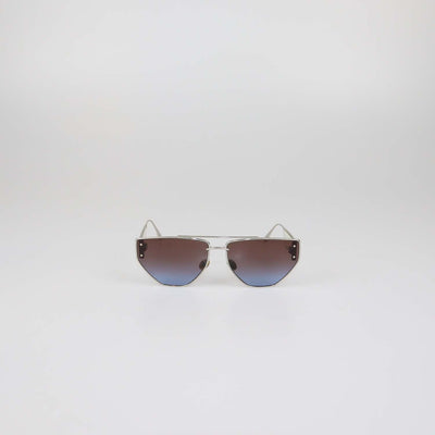 Christian Dior Silver/Brown Gradient DiorClan2 Sunglasses