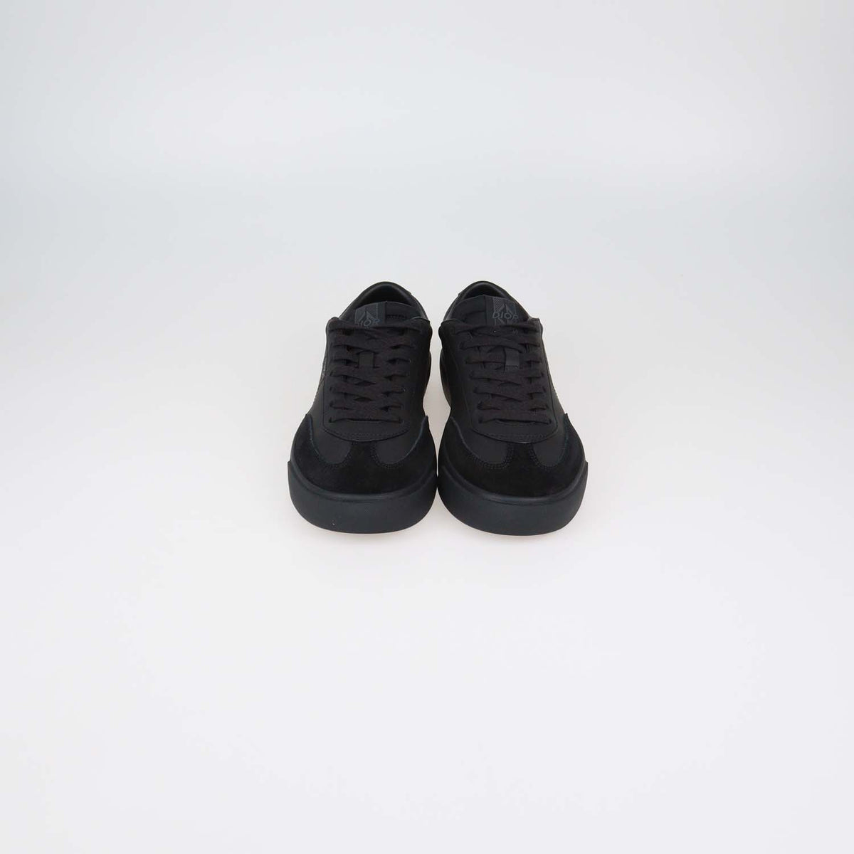 Christian Dior Black Leather and Suede B101 Low Top Sneakers