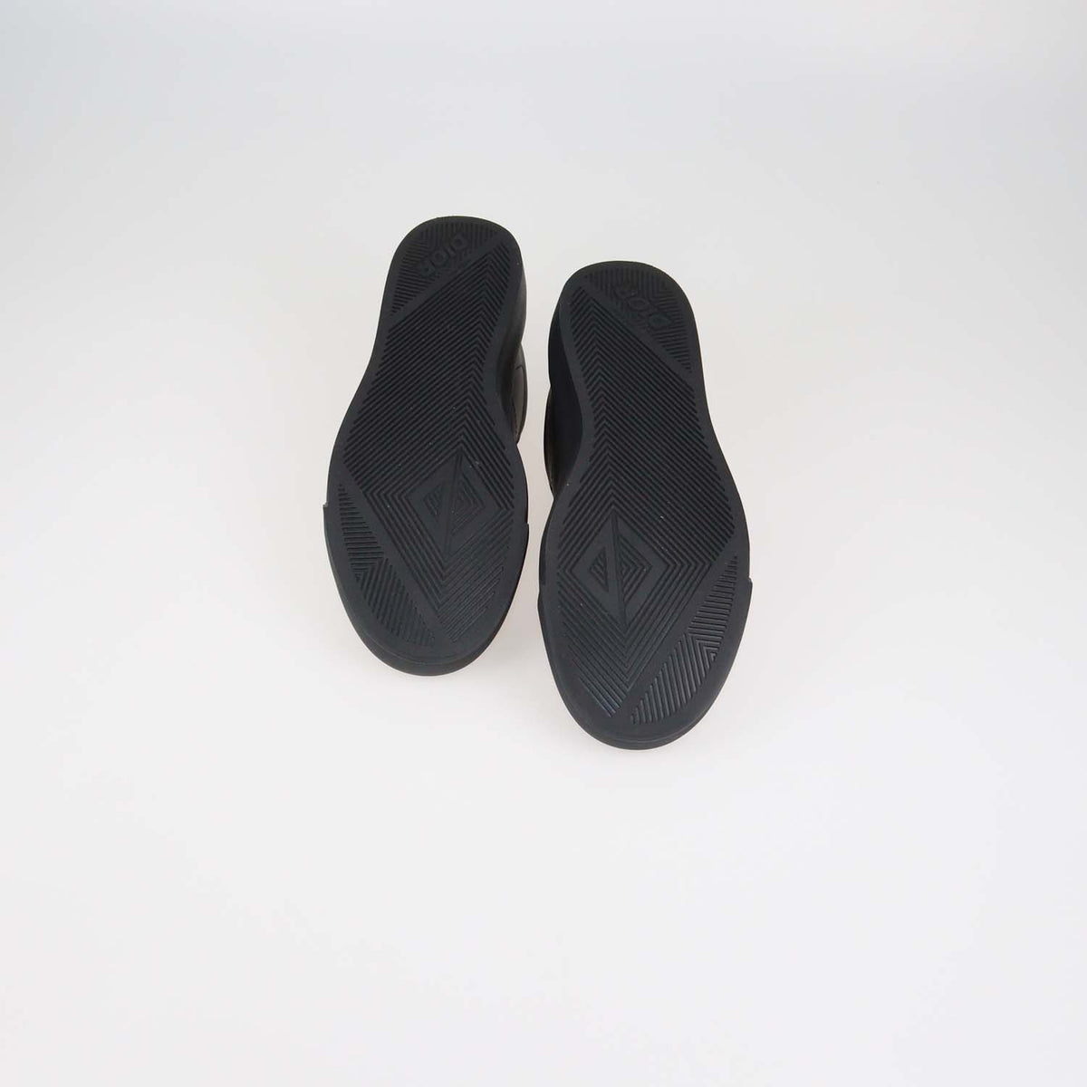 Christian Dior Black Leather and Suede B101 Low Top Sneakers