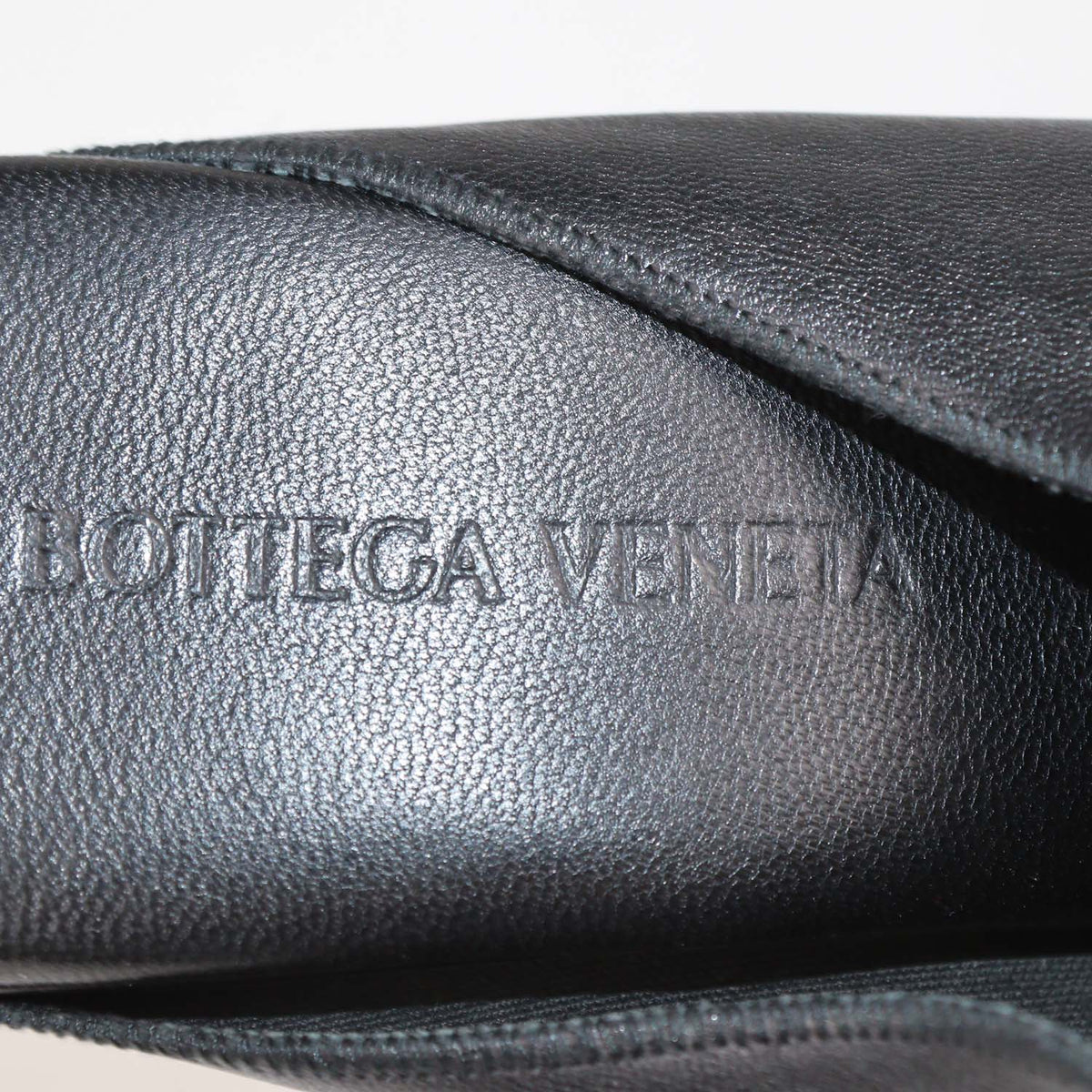 Bottega Veneta Black Leather Mules