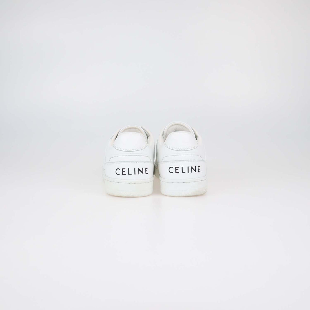 Celine White Leather CT-04 Low Top Sneakers