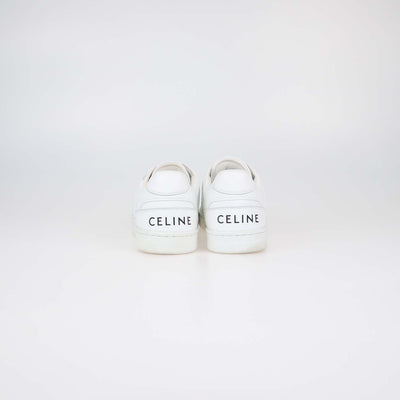 Celine White Leather CT-04 Low Top Sneakers