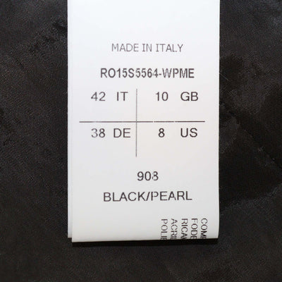 Rick Owens Black Cotton Messiah Embroidered Oversized Sleeveless Vest
