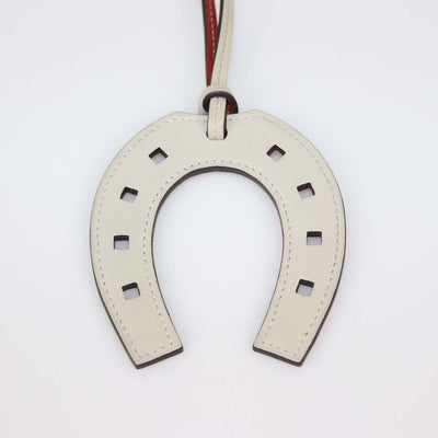 Hermes Bicolor Swift Leather Paddock Horseshoe Bag Charm
