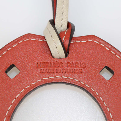 Hermes Bicolor Swift Leather Paddock Horseshoe Bag Charm