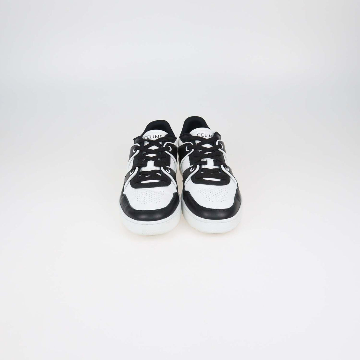 Celine Black,White Leather CT-04 Low Top Sneakers