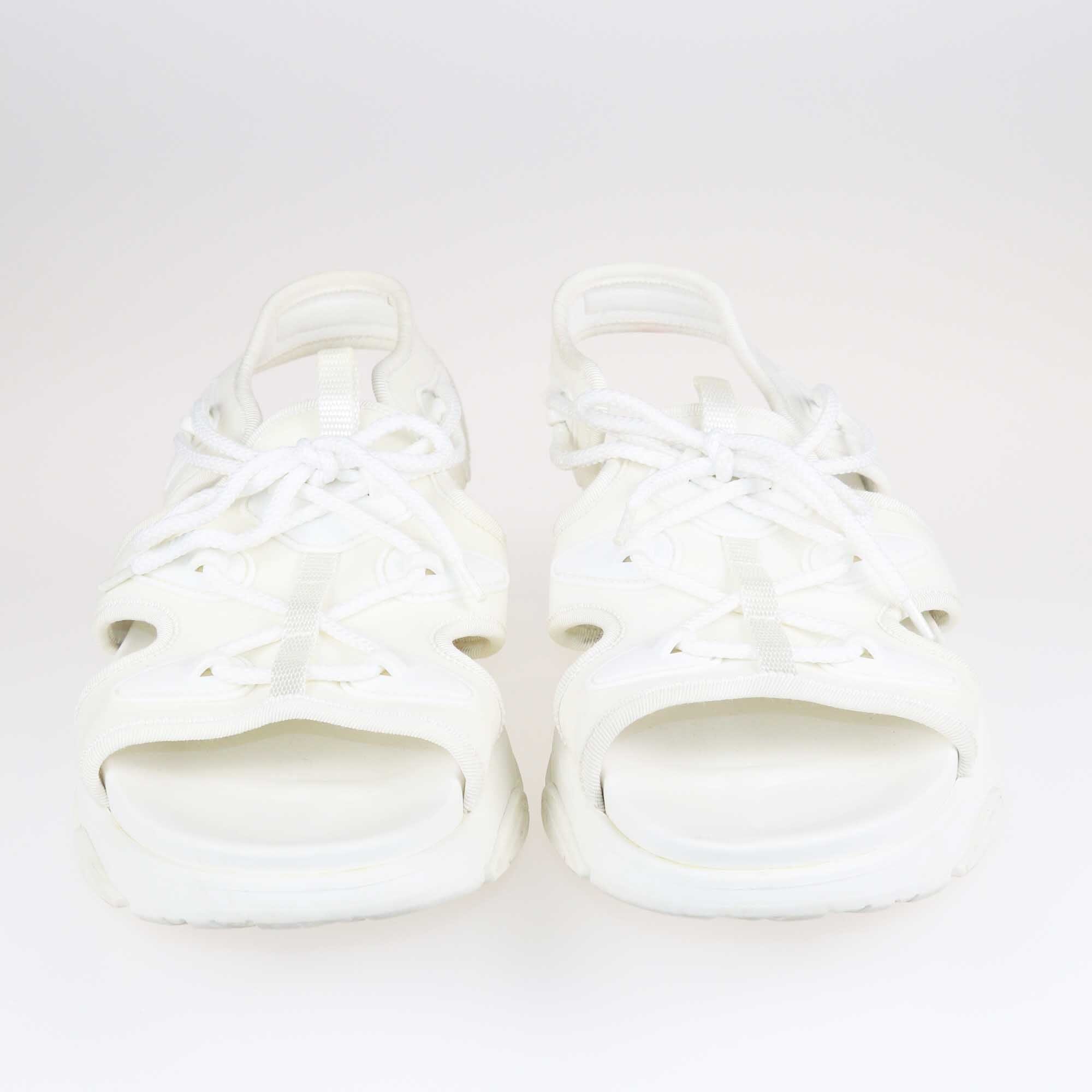 Christian Dior White D Connect Sandals Shoes Christian Dior 