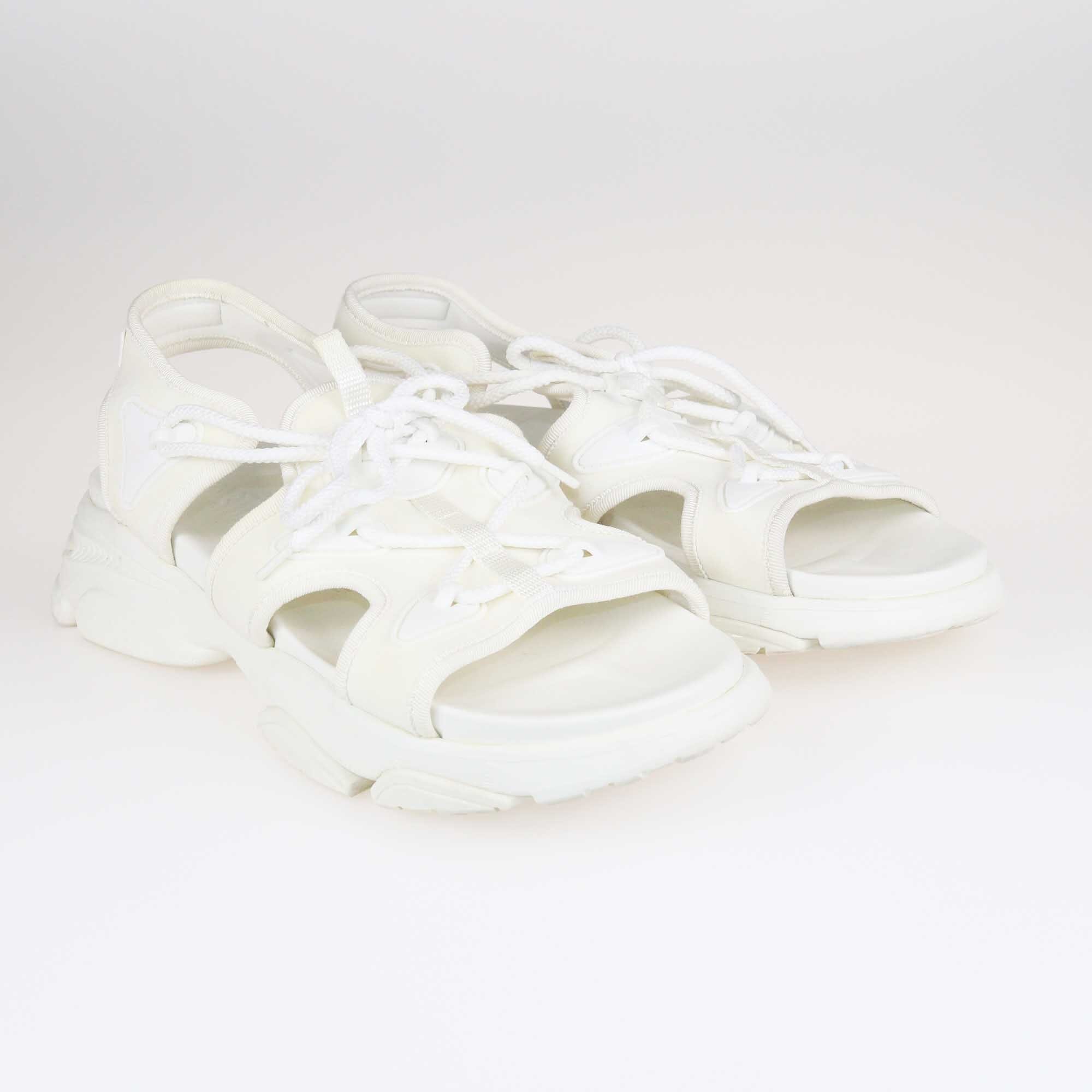 Christian Dior White D Connect Sandals Shoes Christian Dior 