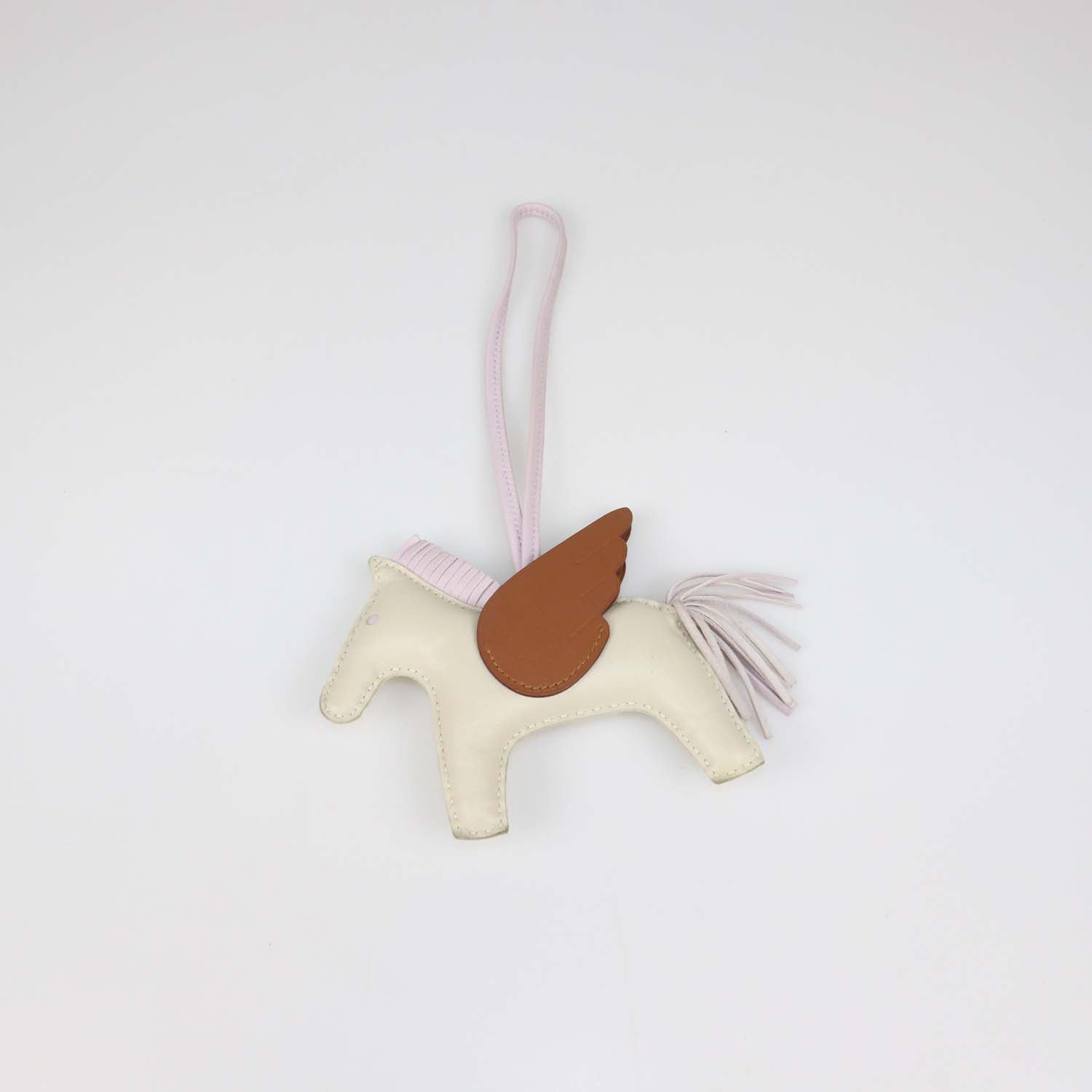 Hermes Multicolor Leather Rodeo Pegasus MM Bag Charm