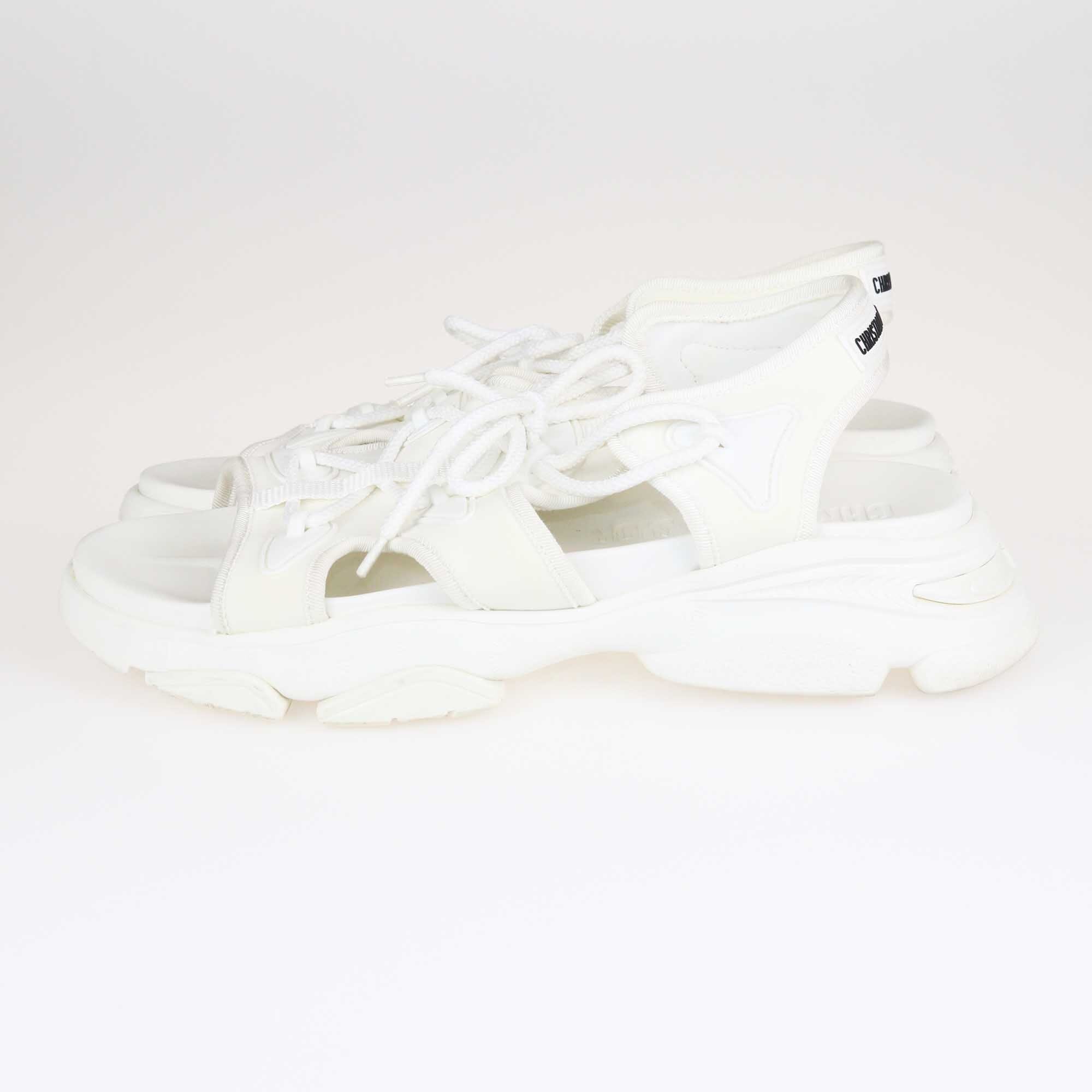 Christian Dior White D Connect Sandals Shoes Christian Dior 