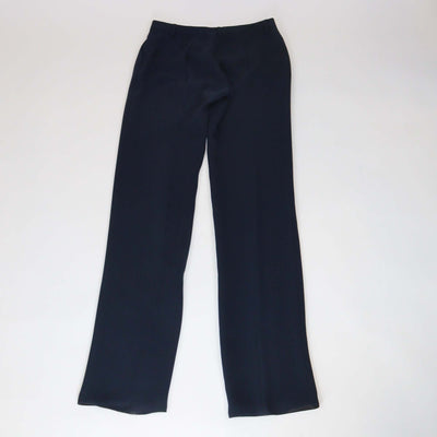 Giorgio Armani Navy Blue Triacetate Straight Pants
