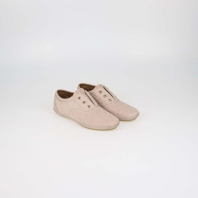 Louis Vuitton Powder Pink Monogram Nubuck Popincourt Sneakers