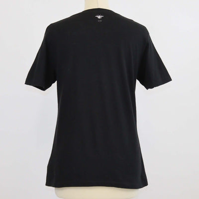 Christian Dior Black Cotton J'Adior 8 Print T-Shirt