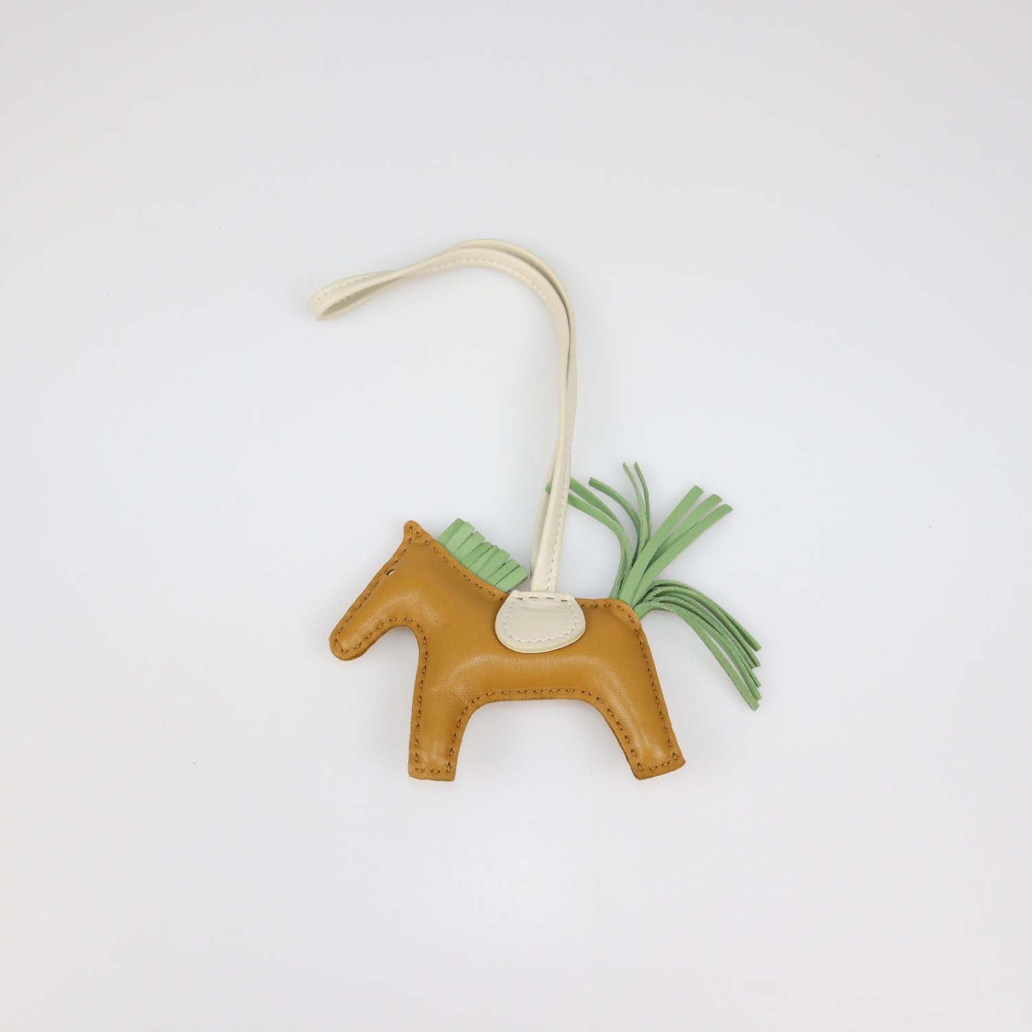 Hermes Tricolor Leather Rodeo Pegasus PM Bag Charm