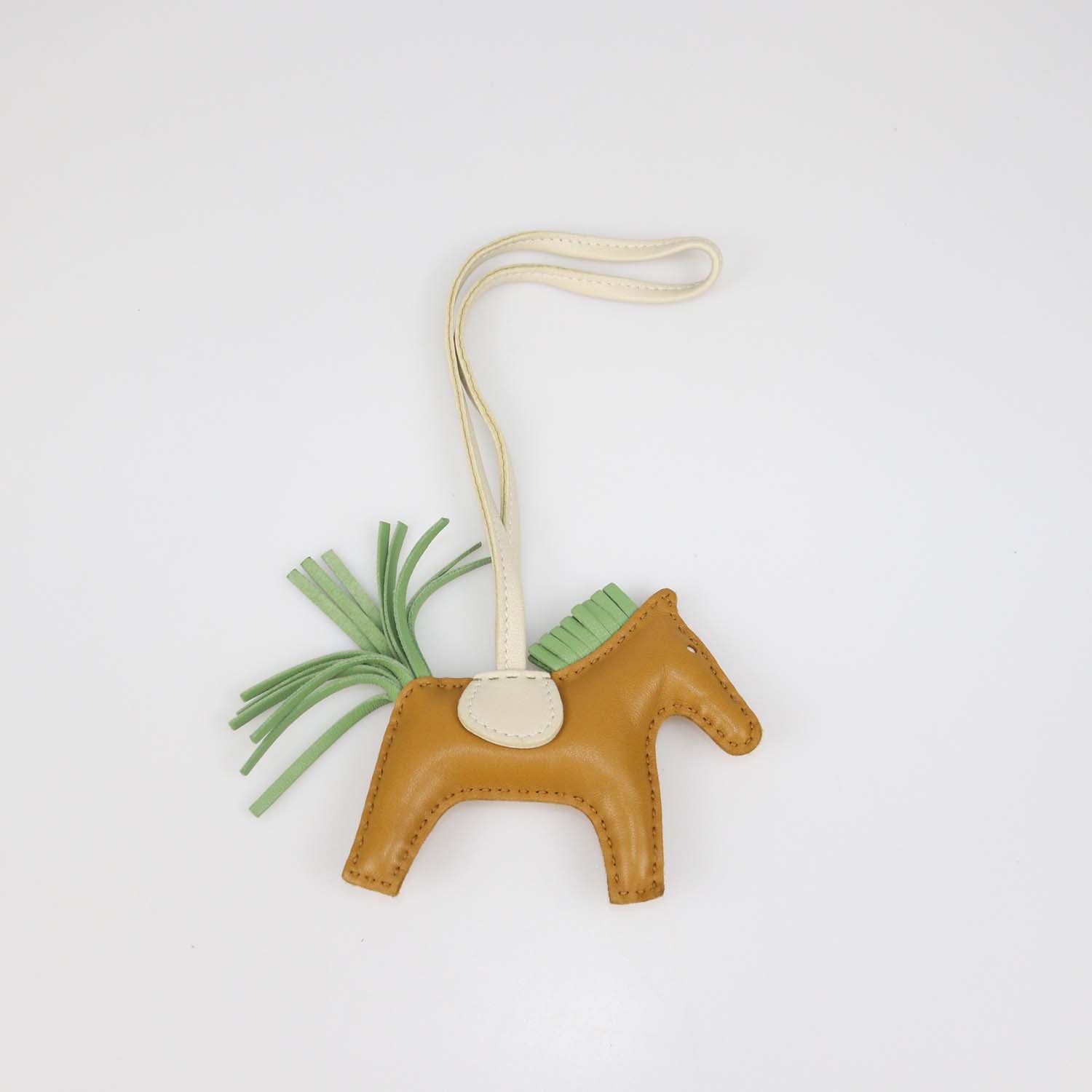 Hermes Tricolor Leather Rodeo Pegasus PM Bag Charm