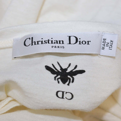 Christian Dior Off White Cotton J'Adior 8 Print T-Shirt