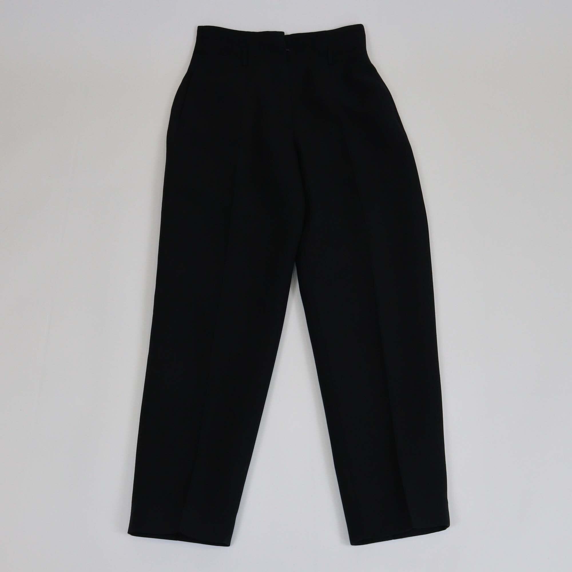 Christian Dior Black Wide Leg Pants Womens Christian Dior 